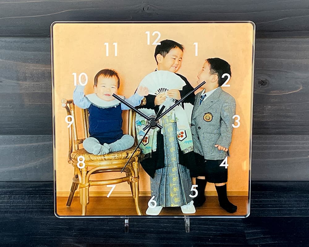 七五三記念 アクリル時計
