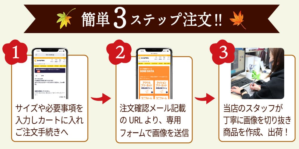 スマホで簡単注文！