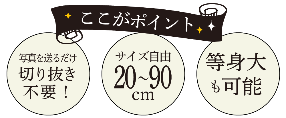 フリーカットクッションのここがポイント！！