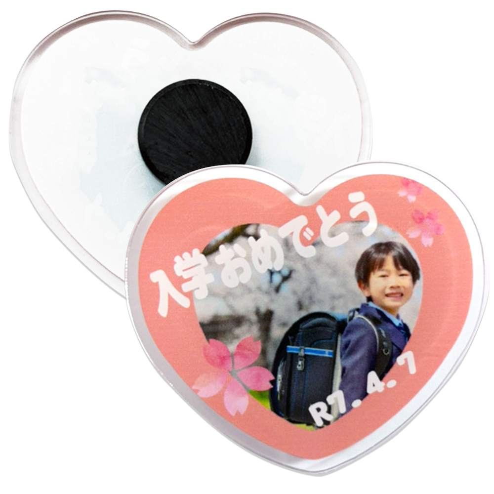 家族写真 アクリルマグネット