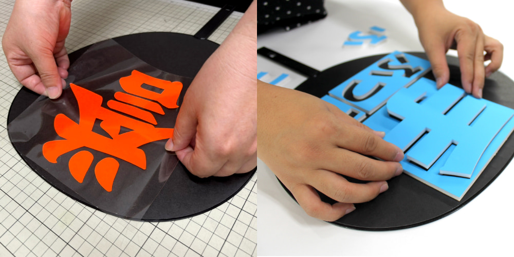 文字シール カッティング シート 切り文字 ステッカー｜Web deco