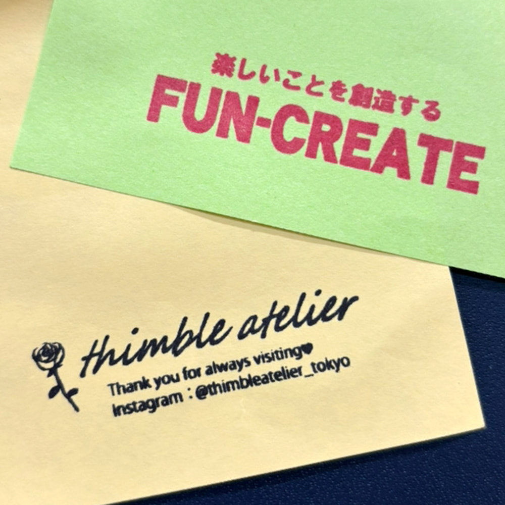 ブランド・世界観を表現 オリジナルスタンプ