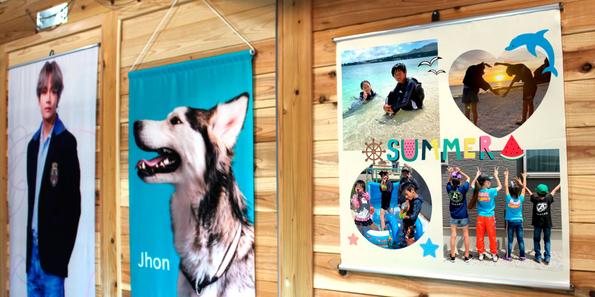 等身大 タペストリー オリジナル 1枚から作成｜Web deco ファンクリ