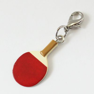 スポーツチャーム （ □ 卓球ラケット） ミニチャーム 卒部記念品 卒団記念品