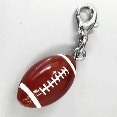 スポーツチャーム （ □ アメフトボール） ミニチャーム 卒部記念品 卒団記念品