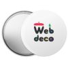 web deco 缶バッジ