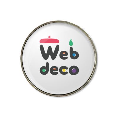 Web deco 【□ ピンズ 】【15mm】単品ウェブデコ  父の日 プレゼント 子どもの絵 写真 自作 ギフト ◇ID