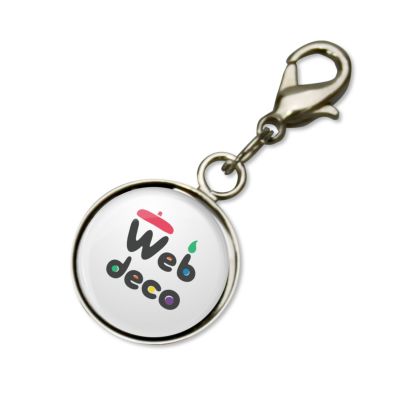 Web deco 【□チャーム 】【15mm】【 2個セット 】ウェブデコ  誕生日 プレゼント 記念日 お祝い ギフト 写真 自作 ◇ID