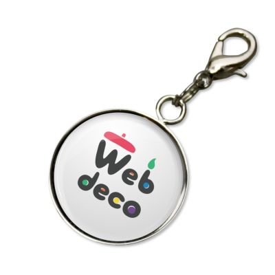 Web deco 【□チャーム 】【20mm】単品ウェブデコ  七五三 お祝い 記念 写真 こども プレゼント ギフト 1個から ◇ID