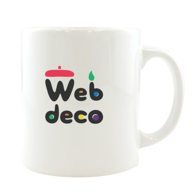 Web deco マグカップ 単品 ウェブデコ 卒業 卒部 卒団  父の日 プレゼント 子どもの絵 写真 自作 ギフト  ◇ID