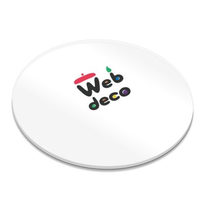 Web deco コースター 【アクリル 】【 丸型 】【4枚1セット】 ウェブデコ  父の日 プレゼント 子どもの絵 写真 自作 ギフト ◇ID