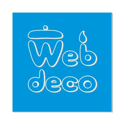 Web deco 切り文字ステッカー【カラーボード 】【フルサイズ280×280mm】単品 ウェブデコ  誕生日 プレゼント 記念日 お祝い ギフト 写真 自作 ◇ID