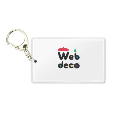 Web deco アクリルキーホルダー