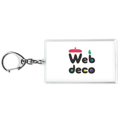 Web deco アクリル キーホルダー 【50×82】【 4個セット 】 ウェブデコ アクキー  誕生日 プレゼント 記念日 お祝い ギフト 写真 自作 ◇ID