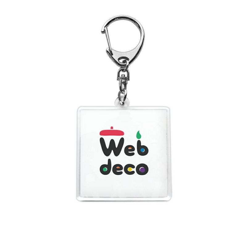 Web deco アクリルキーホルダー