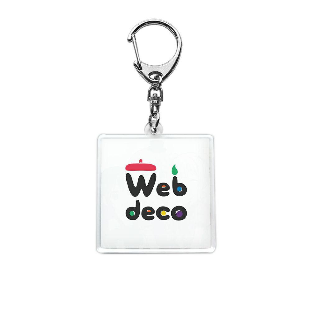 Web deco アクリルキーホルダー
