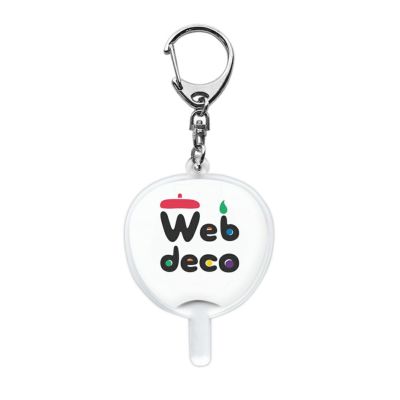 Web deco アクリル キーホルダー 【うちわ型】【 単品 】 ウェブデコ アクキー  誕生日 プレゼント 記念日 お祝い ギフト 写真 自作 ◇ID