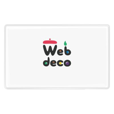 Web deco 【 アクリル マグネット 50×82】【 2個セット 】ウェブデコ  母の日 プレゼント 孫 犬 猫 写真 自作 ペットグッズ ◇ID