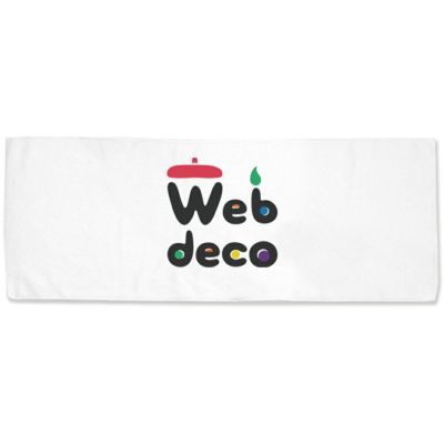 Web deco タオル 【 フェイスタオル 】【 単品 】ウェブデコ 父の日 プレゼント 子どもの絵 写真 自作 ギフト  ◇ID