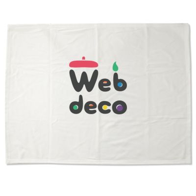 Web deco ブランケット 【フリースブランケットM】【単品】ウェブデコ  父の日 プレゼント 子どもの絵 写真 自作 ギフト ◇ID