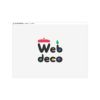 Web deco ステッカー