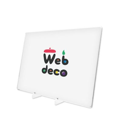 Web deco アクリルボード 【A5】【スタンド付き】【単品】 ウェブデコ アクリル フォト フレーム   七五三 お祝い 記念 写真 こども プレゼント ギフト 1個から ◇ID