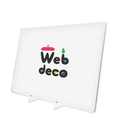 Web deco アクリルボード 【A4】【スタンド付き】【単品】 ウェブデコ アクリル フォト フレーム   父の日 プレゼント 子どもの絵 写真 自作 ギフト ◇ID