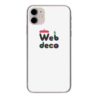 Web deco iPhone スキンシール 【 iPhone11 用 】単品 ウェブデコ スマホカバー 写真 自作 プレゼント ◇ID