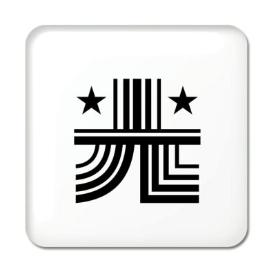 一文字漢字 缶バッジ 【スクエア】【ピンタイプ】【ポジティブグッズ】 pstv