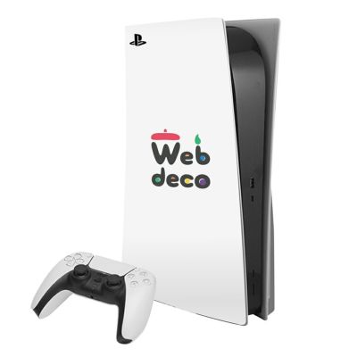 Web deco 【 PS5 スキンシール 】 単品 ウェブデコ プレステ5 ゲーム シール 母の日 プレゼント 孫 犬 猫 写真 自作 ペットグッズ ◇ID
