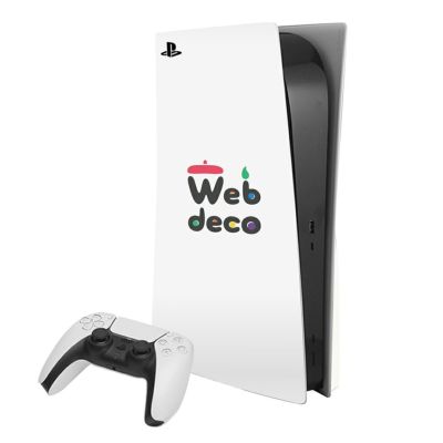 Web deco 【 PS5 DigitalEdition スキンシール 】 単品 ウェブデコ プレステ5 デジタルエディション ゲーム シール 母の日 プレゼント 孫 犬 猫 写真 自作 ペットグッズ ◇ID