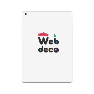 Web deco iPad スキンシール 【9.7inch 5th-G 2017】単品 ウェブデコ  母の日 プレゼント 孫 犬 猫 写真 自作 ペットグッズ ◇ID