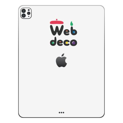 Web deco iPad Pro スキンシール 【12.9inch 4th-G 2020】【ロゴを見せる】単品 ウェブデコ  母の日 プレゼント 孫 犬 猫 写真 自作 ペットグッズ ◇ID