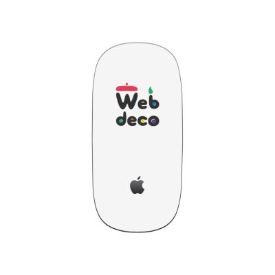Web deco Magic Mouse 2 スキンシール 単品 ウェブデコ  写真 自作 プレゼント ◇ID