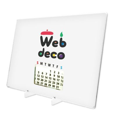 Web deco アクリル万年カレンダー