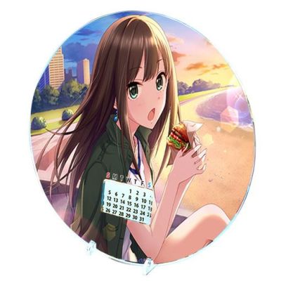 ｜データ入稿｜アクリル 万年カレンダー【丸型 (大)】☆ 〇反転 □反転