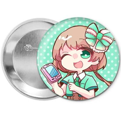 ｜データ入稿｜缶バッジ 【76mm】【□ ピン 】 ☆