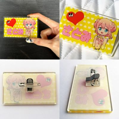 ｜データ入稿｜ネームプレート【アクリル 長方形　50×82 】 ☆