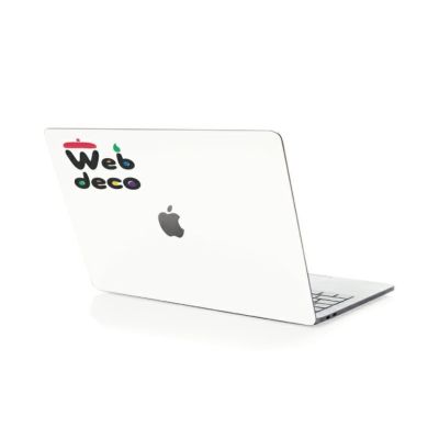 Web deco MacBook Air スキンシール 【13インチ 2018~2020】【ロゴを見せる】単品 ( A1932 / A2179 / A2337 ) ウェブデコ  写真 自作 プレゼント ◇ID