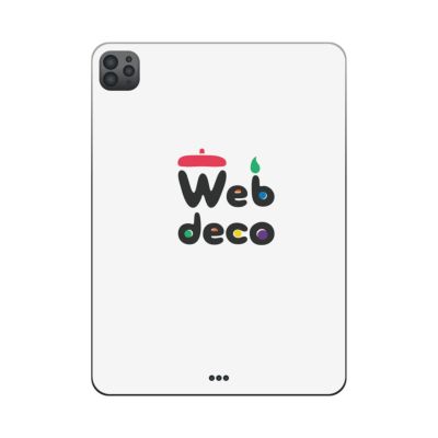 Web deco iPad Pro スキンシール 【11inch 4th-G 2022】【4個セット】 ウェブデコ  写真 自作 プレゼント ◇ID