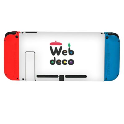 Web deco 【 Switch 本体背面 スキンシール 】 単品 ウェブデコ スイッチプロコン ゲーム シール 母の日 プレゼント 孫 犬 猫 写真 自作 ペットグッズ ◇ID