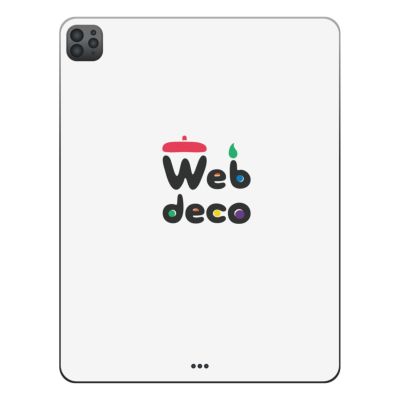 Web deco iPad Pro スキンシール 【13inch(M4)2024】単品 ウェブデコ 誕生日 プレゼント 記念日 お祝い ギフト 写真 自作 ◇ID