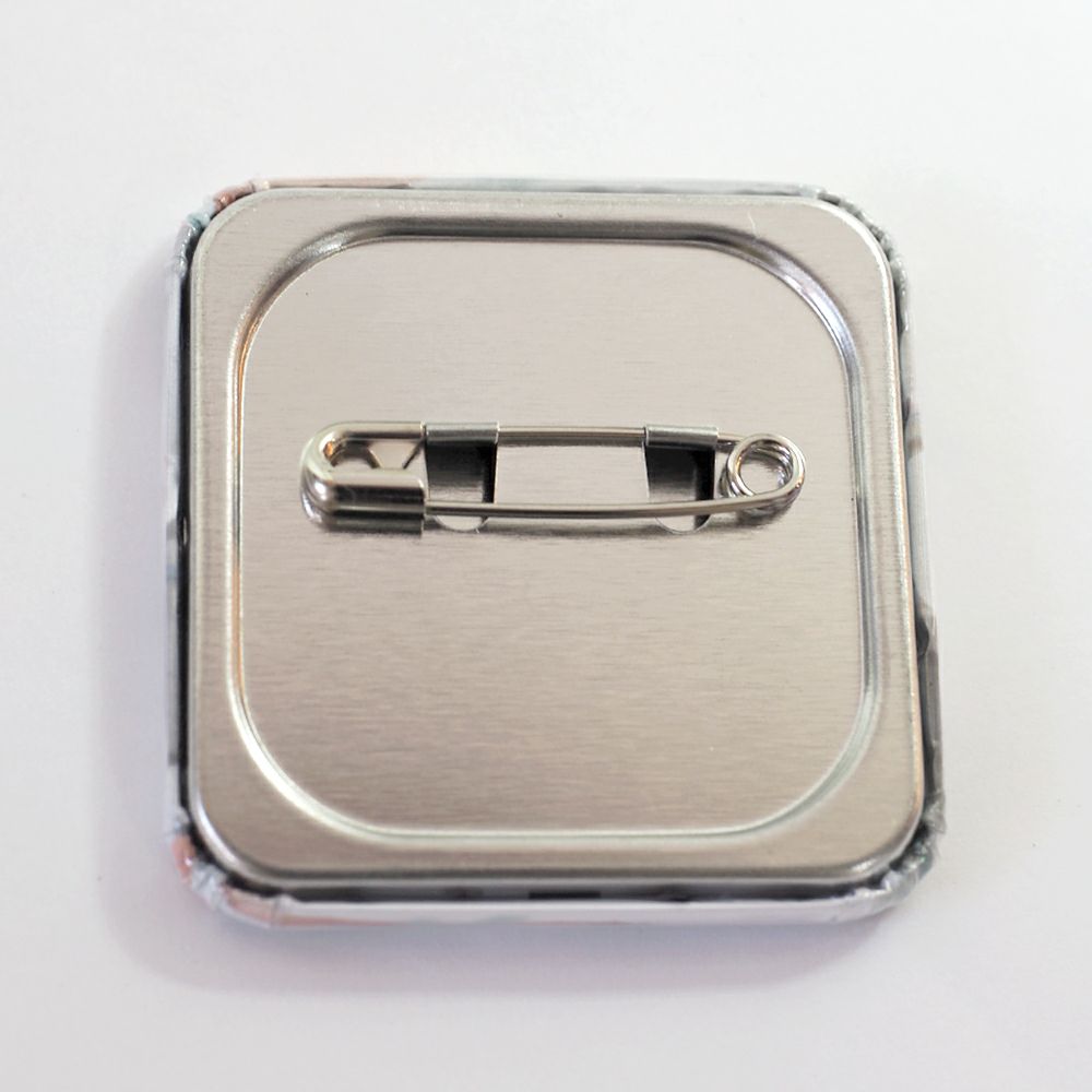 スクエア缶バッジ 