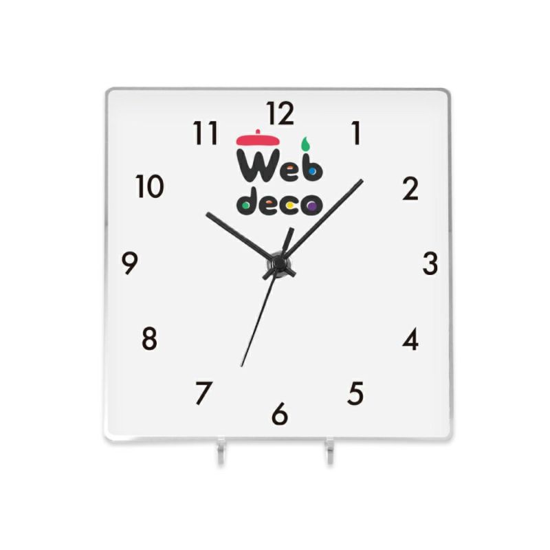 Web deco アクリル時計
