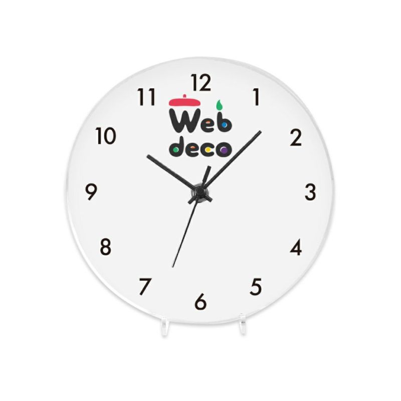 Web deco アクリル時計