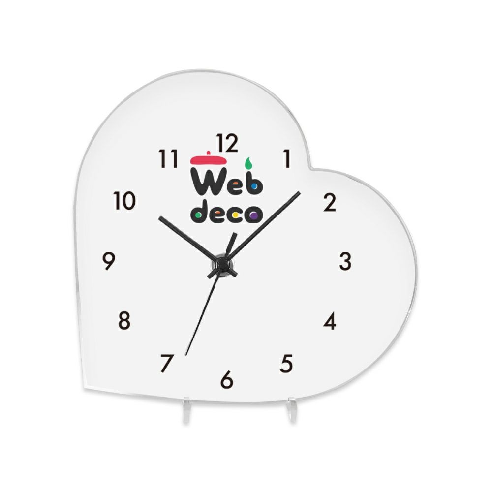 Web deco アクリル時計